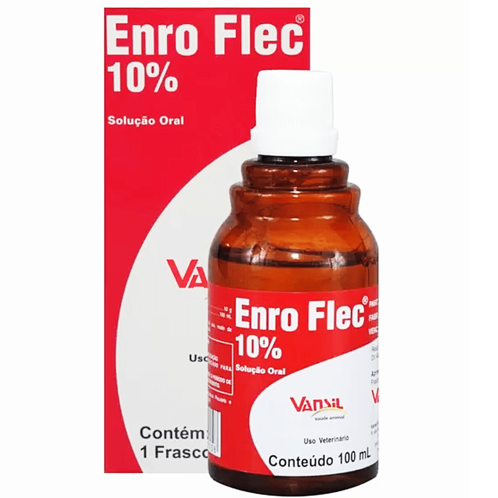 ENRO FLAC ENROFLOXACINO ANTIBIOTICO ORAL 10% VANSIL - 100 ML ENRO FLEC ORAL10% VANSIL 100ML ENRO FLAC ENROFLOXACINO ANTIBIOTICO ORAL 10% VANSIL - 100 ML ENRO FLEC ORAL10% VANSIL 100ML