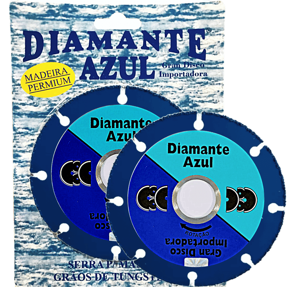 DISCO DE SERRA PREMIUM GRAOS DE TUNGSTENIO P/ MADEIRA DIAMANTE AZUL 4.3/8 DISCO DE SERRA PREMIUM GRAOS DE TUNGSTENIO P/ MADEIRA DIAMANTE AZUL 4.3/8