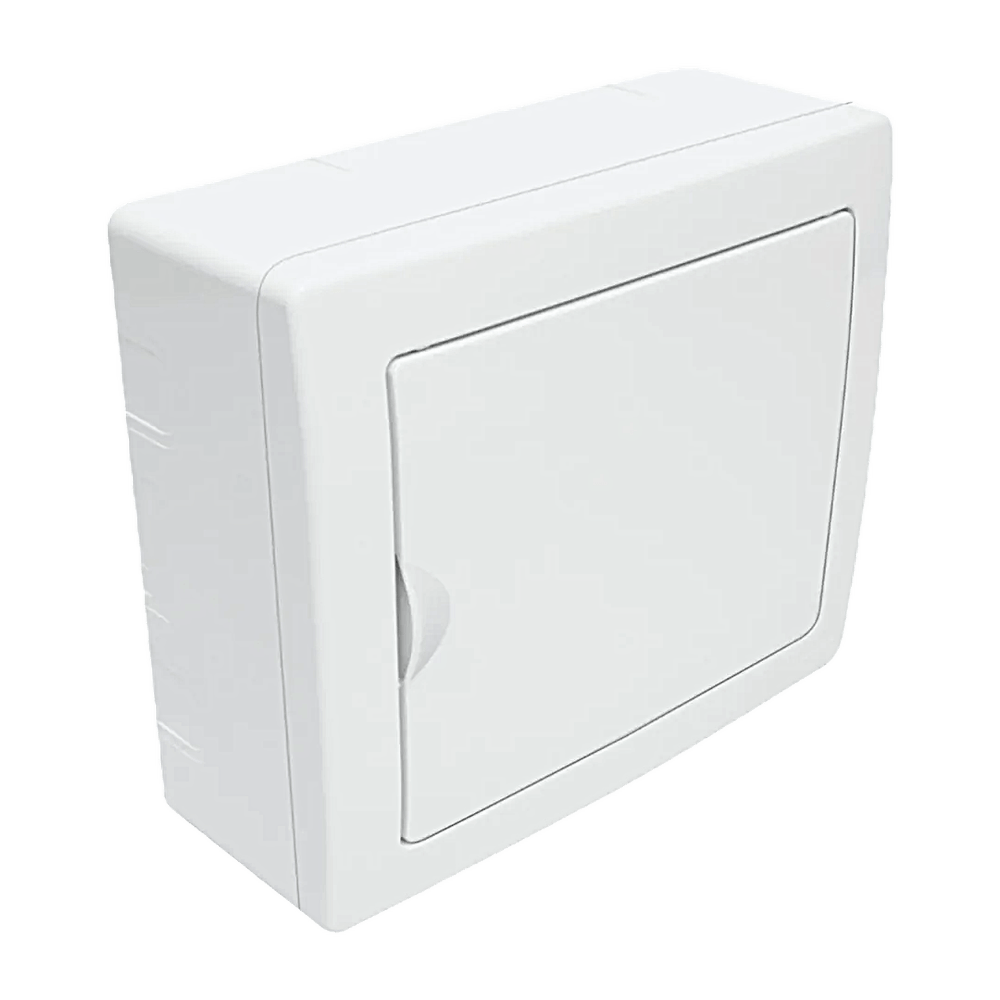 QUADRO DE DISTRIBUICAO DE SOBREPOR P/ 6 DISJUNTORES NEMA OU 8 DIN FAME 3213 C/ PORTA REVERSIVEL BRANCA QUADRO DE DISTRIBUICAO DE SOBREPOR P/ 6 DISJUNTORES NEMA OU 8 DIN FAME 3213 C/ PORTA REVERSIVEL BRANCA