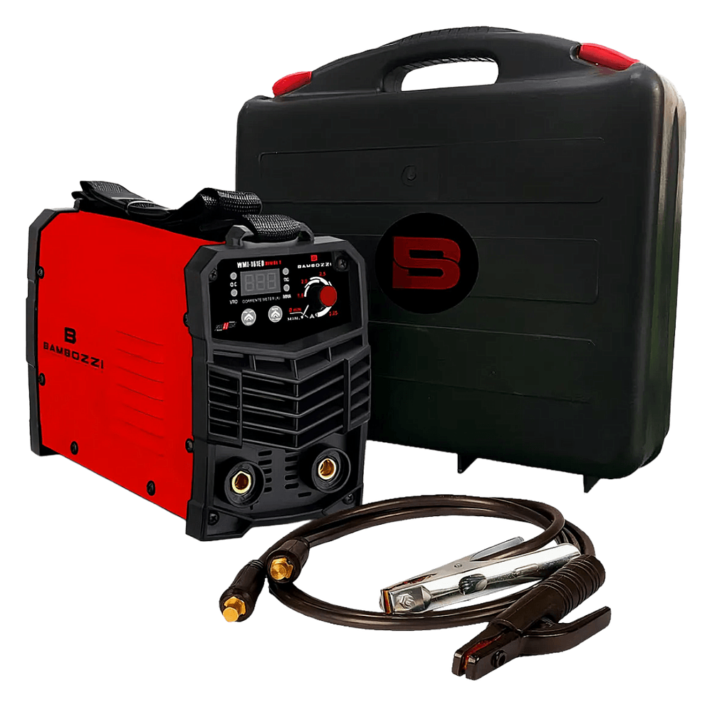 INVERSORA DE SOLDA WMI-161ED BAMBOZZI SERIES II 140A BIVOLT 127-220V C/ MALETA E ACESSORIOS INVERSORA DE SOLDA WMI-161ED BAMBOZZI SERIES II 140A BIVOLT 127-220V C/ MALETA E ACESSORIOS